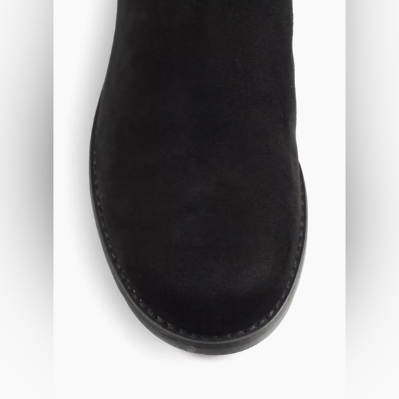 Stuart Weitzman 5050 Over the Knee Suede Boots in Black - Picture 2 of 4